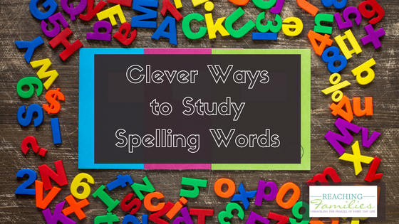 Clever Ways To Study Spelling Words Make Spelling Fun